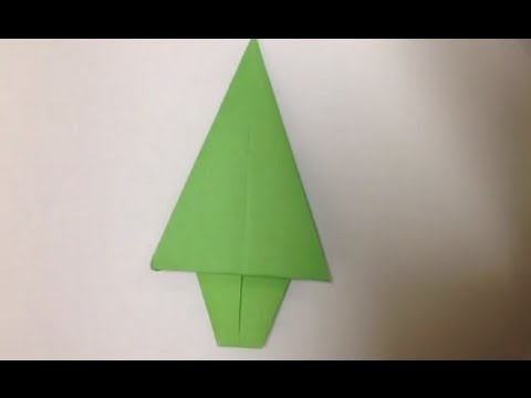 Faire un sapin en origami - D�coration de No�l