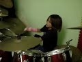 12 year old broken arm drum solo