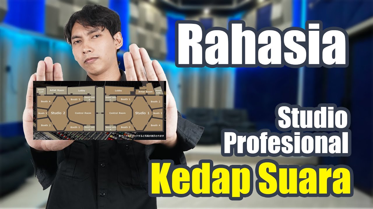 Rumus Dasar Studio Kedap Suara 🎙️ | Insulasi Plafon, Lantai, Pintu & Sound Lock Room