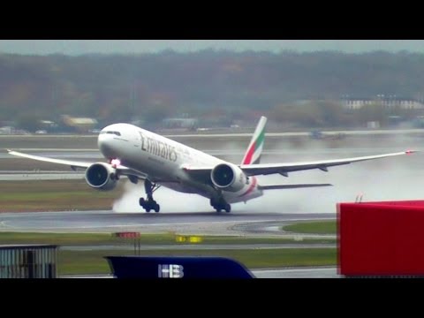 airport - Enjoy this huge variety of aircraft operating at Frankfurt Airport. This rainy day left the runways soaked, giving an awesome spray effect upon takeoff and l...
