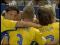 Henrik Larssons nickar in 2-0 mot Bulgarien. TV4:s Robert Perlskog och Pontus Kåmark kommenterar.