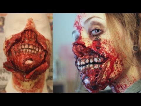 prosthetic - I've made this video for those wanting a tutorial on the latex jaw prosthetic that I've made in the past. Be warned: it is very hard to eat or talk while wea...