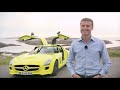 All new Mercedes SLS AMG E-CELL Test Drive with David Coulthard
