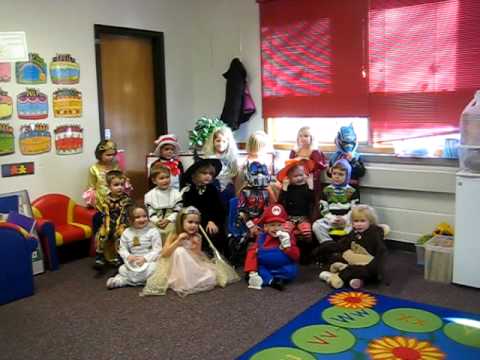 skeletal renewal - Lily's class singing during their Halloween Party.