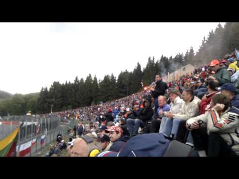 Belgian F1 Grand Prix 2010, Fans at turn 10