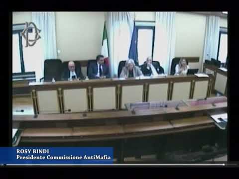 IL PRESIDENTE TOTI OGGI A ROMA PER L'AUDIZIONE IN COMMISSIONE ANTIMAFIA,LE CONCLUSIONI DI ROSY BINDI