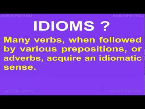 how to define idioms