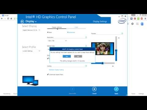 how to fit pc screen to tv