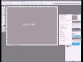 Photoshop Tutorial Spiegel Schrift