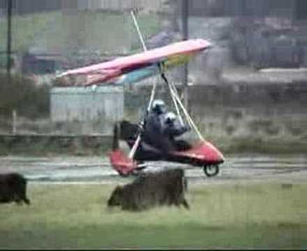 Flying a Microlight at East Fortune ...