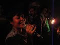 zuzuka performs with forro in the dark at nublu, november 2007.