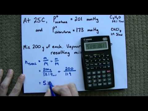 how to determine vapor pressure