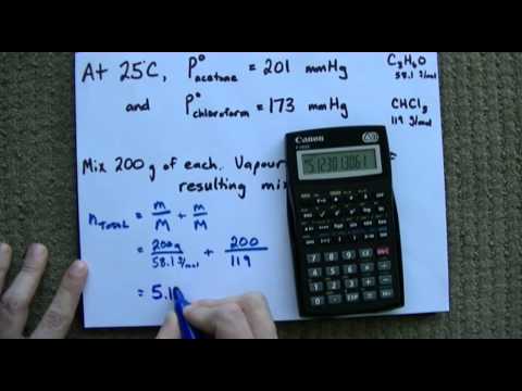 how to calculate vapor pressure