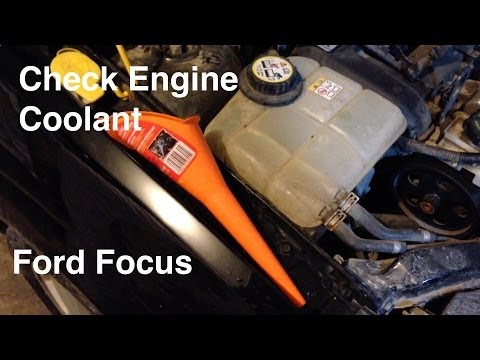 how to drain ford focus radiator