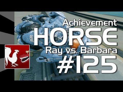 halo - Today kicks off the 2013 Halo 4 HORSE tournament! We begin round one with Achievement Hunter Ray and Community Manager Barbara. Place your bets now!