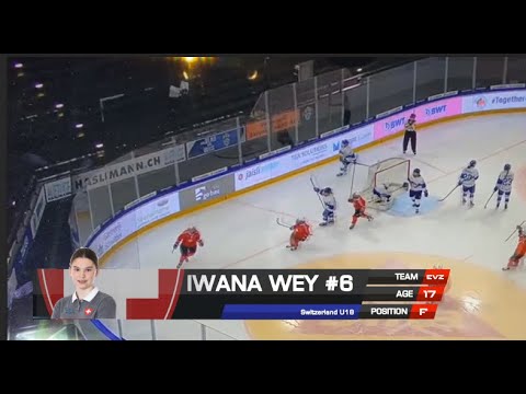 2024 - U18WW - Testgame SUI FIN - Ivana Wey Goal