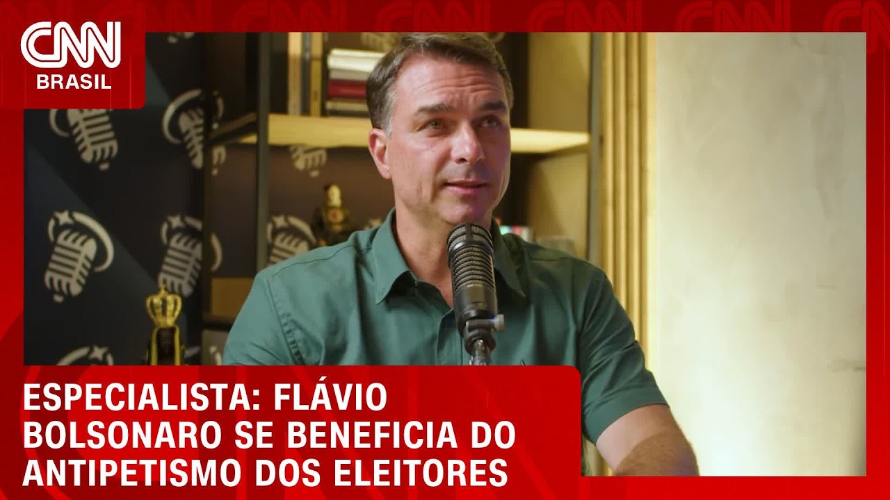 Flávio Bolsonaro se beneficia do antipetismo dos eleitores, aponta especialista | CNN NOVO DIA