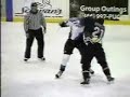 UHL Hockey Fight - Mel Angelstad Vs. Brett Angel