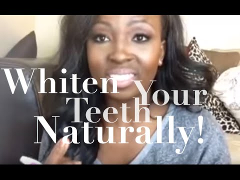 how to whiten sensitive teeth naturally