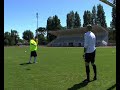 pierre menes fait une t�te pleine lucarne !