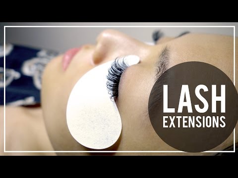 how to trim eyelash extensions