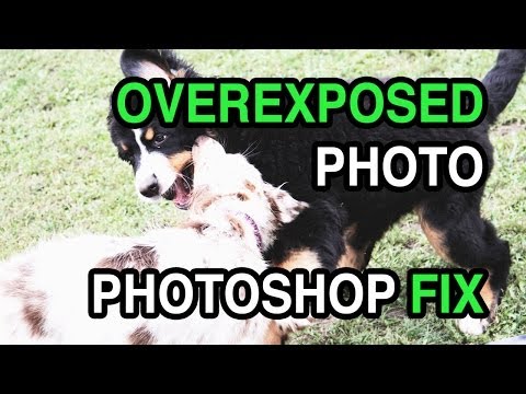 how to fix overexposed photos