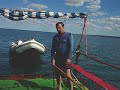 tenor en plataforma de buceo