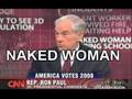 Ron Paul - CNN Wolf Blitzer Interview SUBLIMINAL MESSAGES?