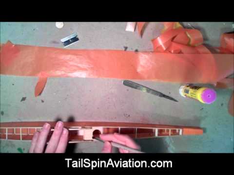 how to cover rc plane fuselage