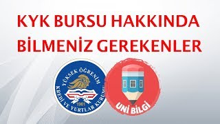 KYK BURSU HAKKINDA BİLMENİZ GEREKENLER