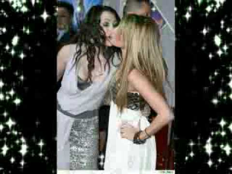 Miley Cyrus and Ashley Tisdale Kissing?