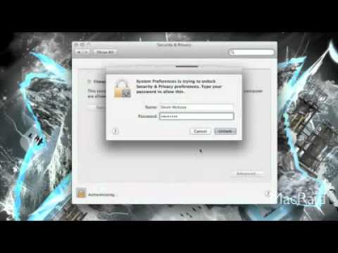 how to enable mac os x firewall