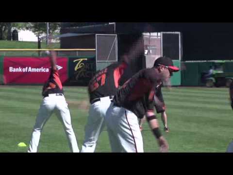 Training - http://smarturl.it/AssociatedPress Barry Bonds is wearing a San Francisco Giants uniform once again, now as a hitting coach at spring training. The career ma...