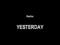 Yesterday-classical guitar Beatles