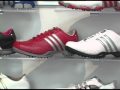 2010-05-22 | Golf Spotlight 2010: adidas Golf Women's Shoes ~> line centers around adidas Golf superstars Paula Creamer and Natalie Gulbis. I am joined by Dave Ortley, the head of adidas Golf footwear to look ... ()