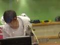 080821 Teukie cutely fixing something