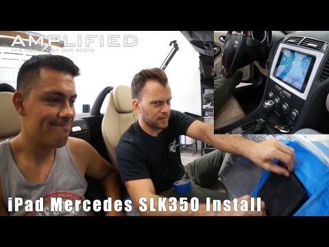 iPad Mercedes SLK Install, Paige’s Benz Part 4