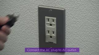 Connecting the AC adapter