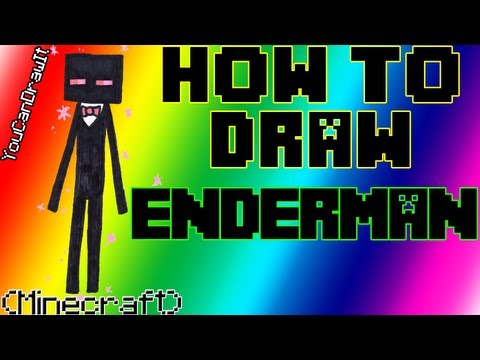 how to draw enderman