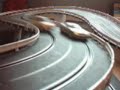 short film about a super compact fleischmann slotrace track layout