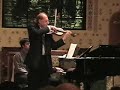 yuri beliavsky, violin and daniel beliavsky, piano perform cesar franck's violin-piano sonata in a, mvt. iii, at christ & st. stephen's church, nyc, on september 18, 2005.  reviewed by the strad magazine:  