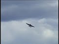 De Havilland 100 Vampire High speed low pass Kjeller Norway De Havilland 100 Vampire High speed low pass Kjeller Norway