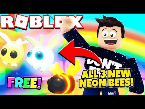 New How To Get Every Neon Bee In Adopt Me New Adopt Me Bee
