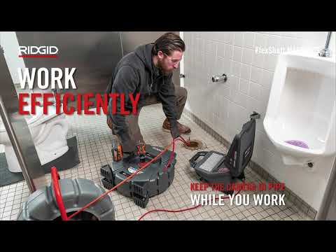 RIDGID FlexShaft™: Wall-toWall Drain Cleaning