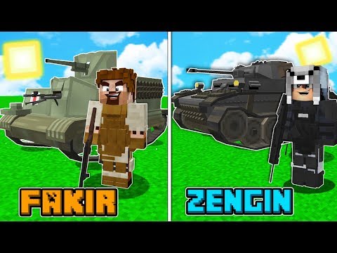 FAKİR ASKER VS ZENGİN ASKER! 😱 - Minecraft