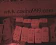 marked dominoes and cards
