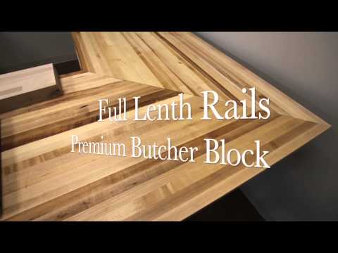 how to fasten butcher block