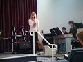 Singing "Gratitude" -Nichole Nordeman