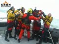 KNRM HvH oefening Jeanine Parqui met heli Oscar Charlie