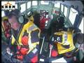 KNRM HvH oefening Jeanine Parqui met heli Oscar Charlie